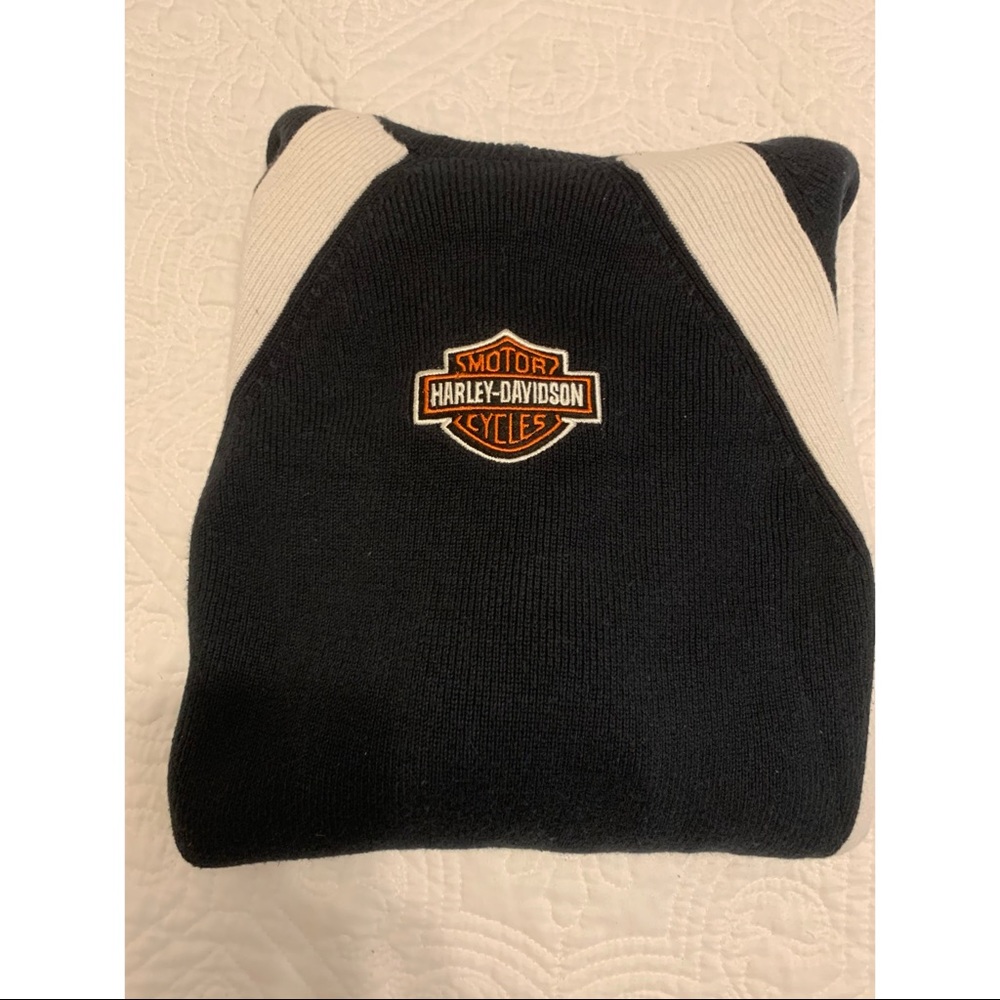 Vintage Harley Davidson Women's Turtleneck Sweater